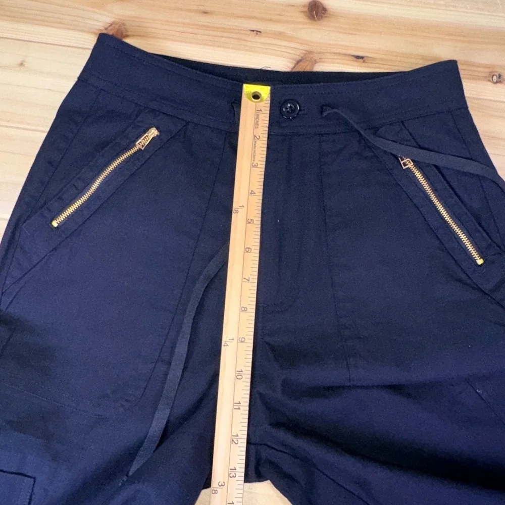 Ross & Freckle Pants Womens XS Black Wide Leg Baggy Cargo Pants